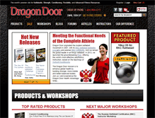 Tablet Screenshot of dragondoor.com